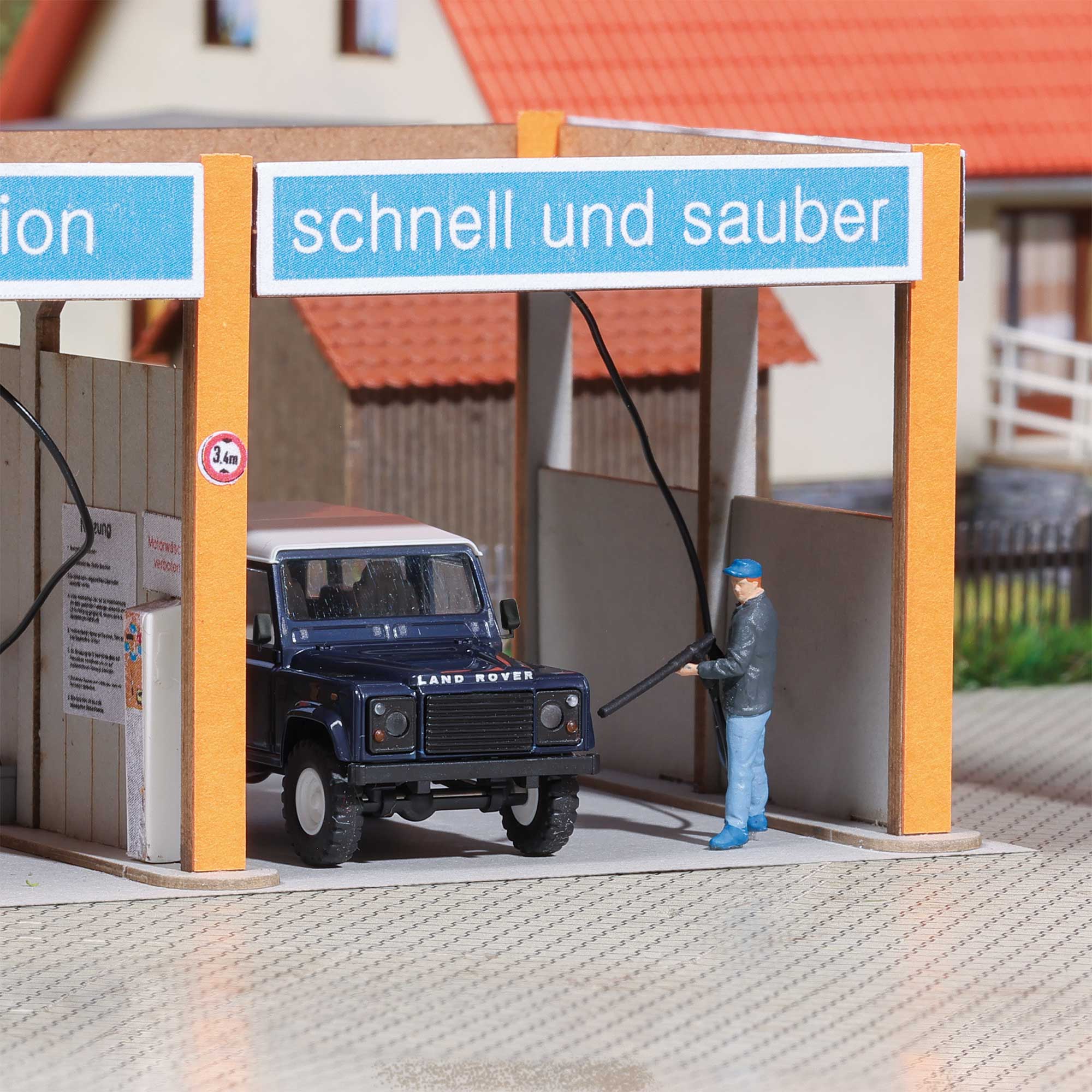79943 A-Set: An der Waschbox H0