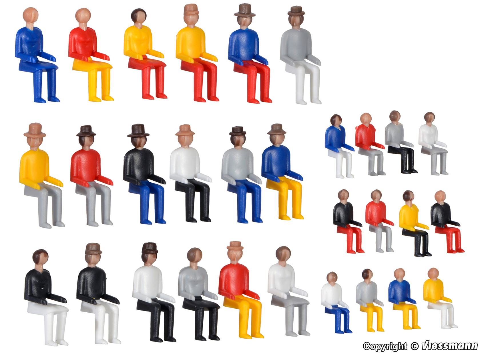 Kibri 38114 Sitzende Figuren