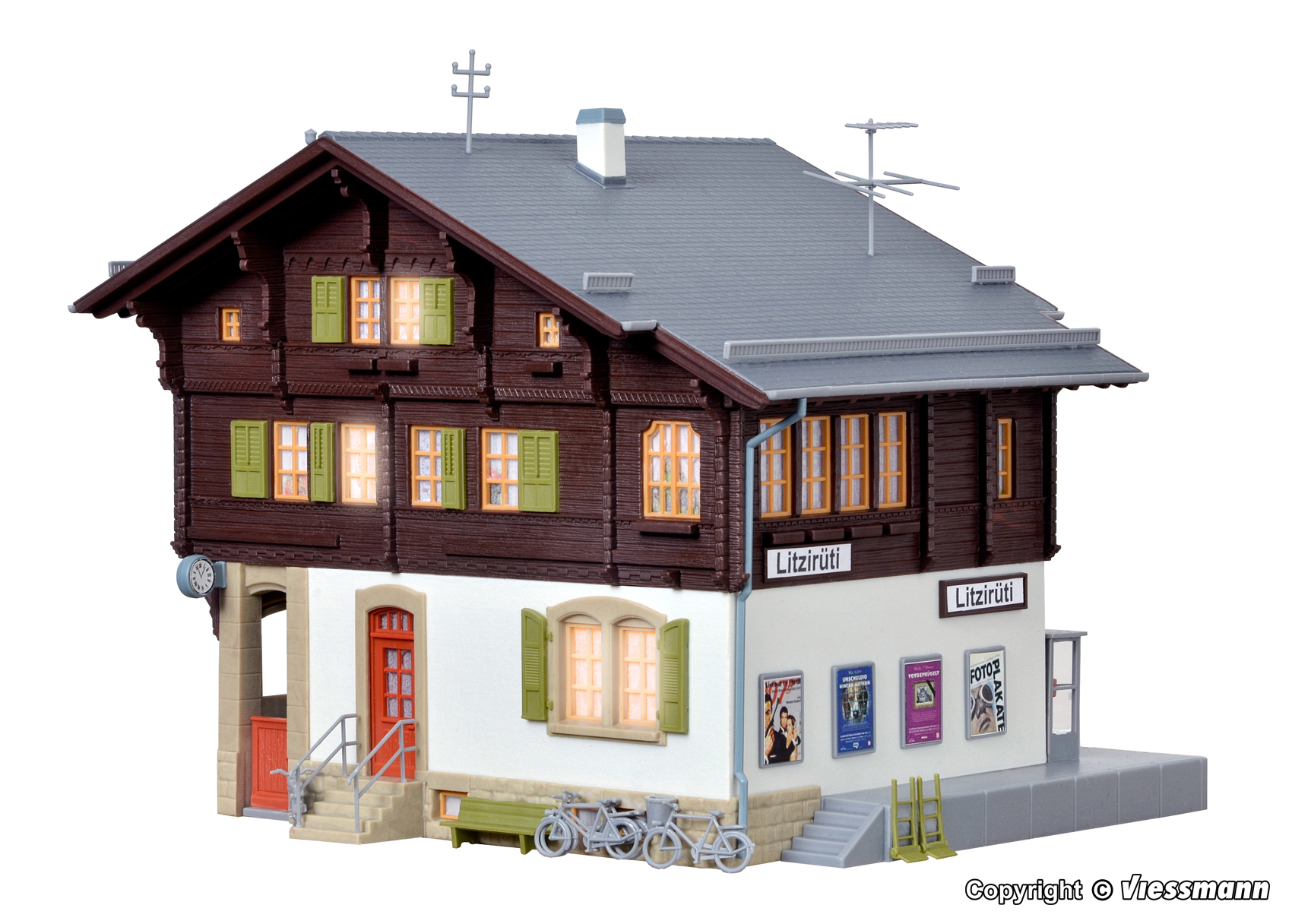Kibri 39497 Bahnhof Litzirüti
