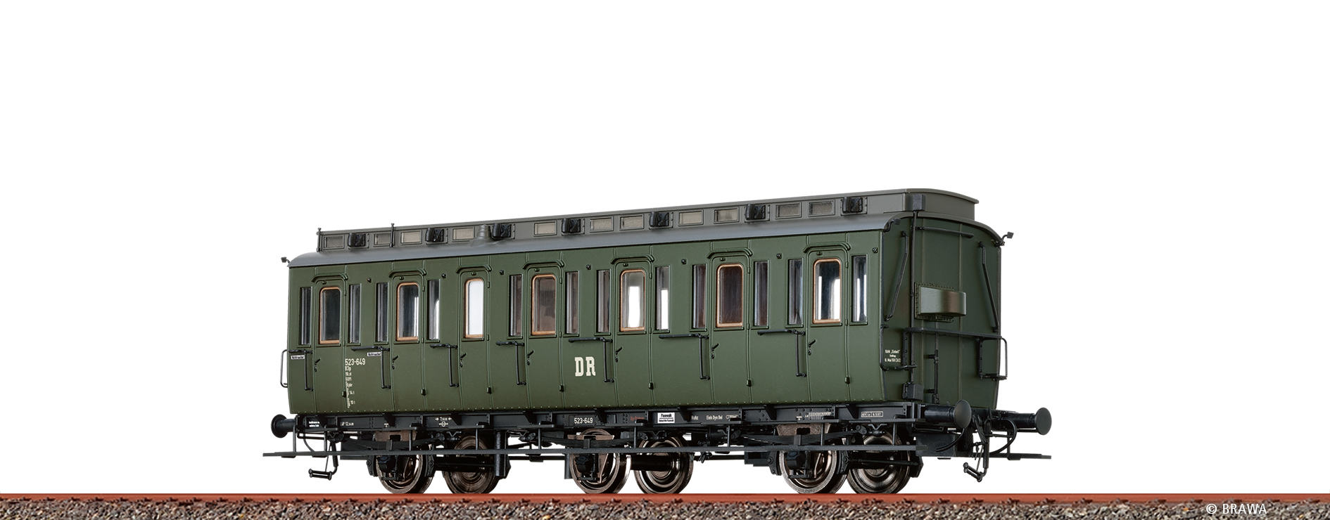 Brawa 45490 DR Personenwagen 3pr11-13 Ep.3