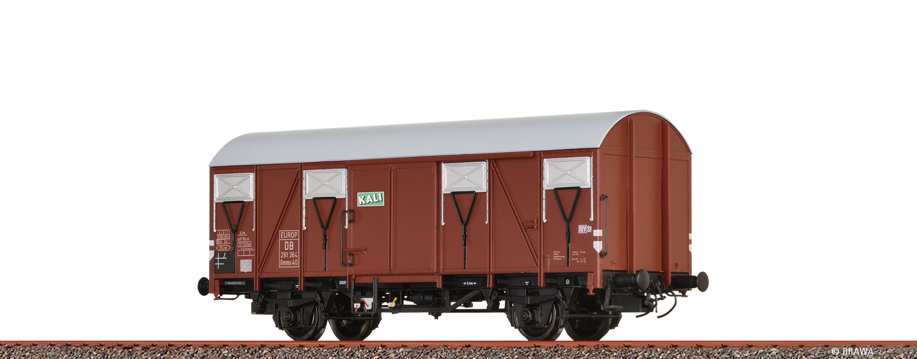 50153 DB ged. Güterwagen Gmms40 "Kali" Ep.3