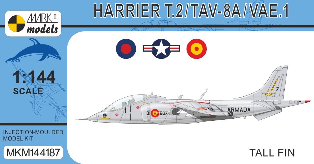 MKM144187 Harrier T.2/TAV-8A/TAV-8S 'Tall Fin'