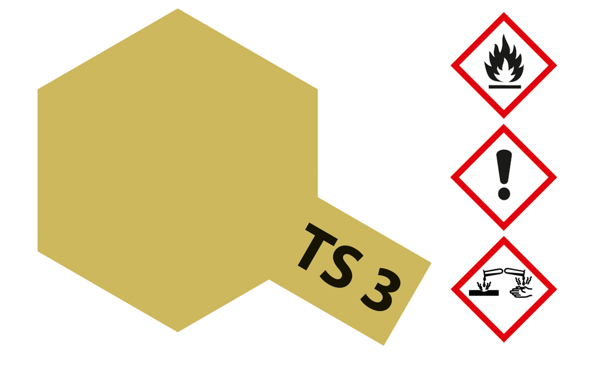 85003 TS03 - Spray Dark Yellow matt 100ml
