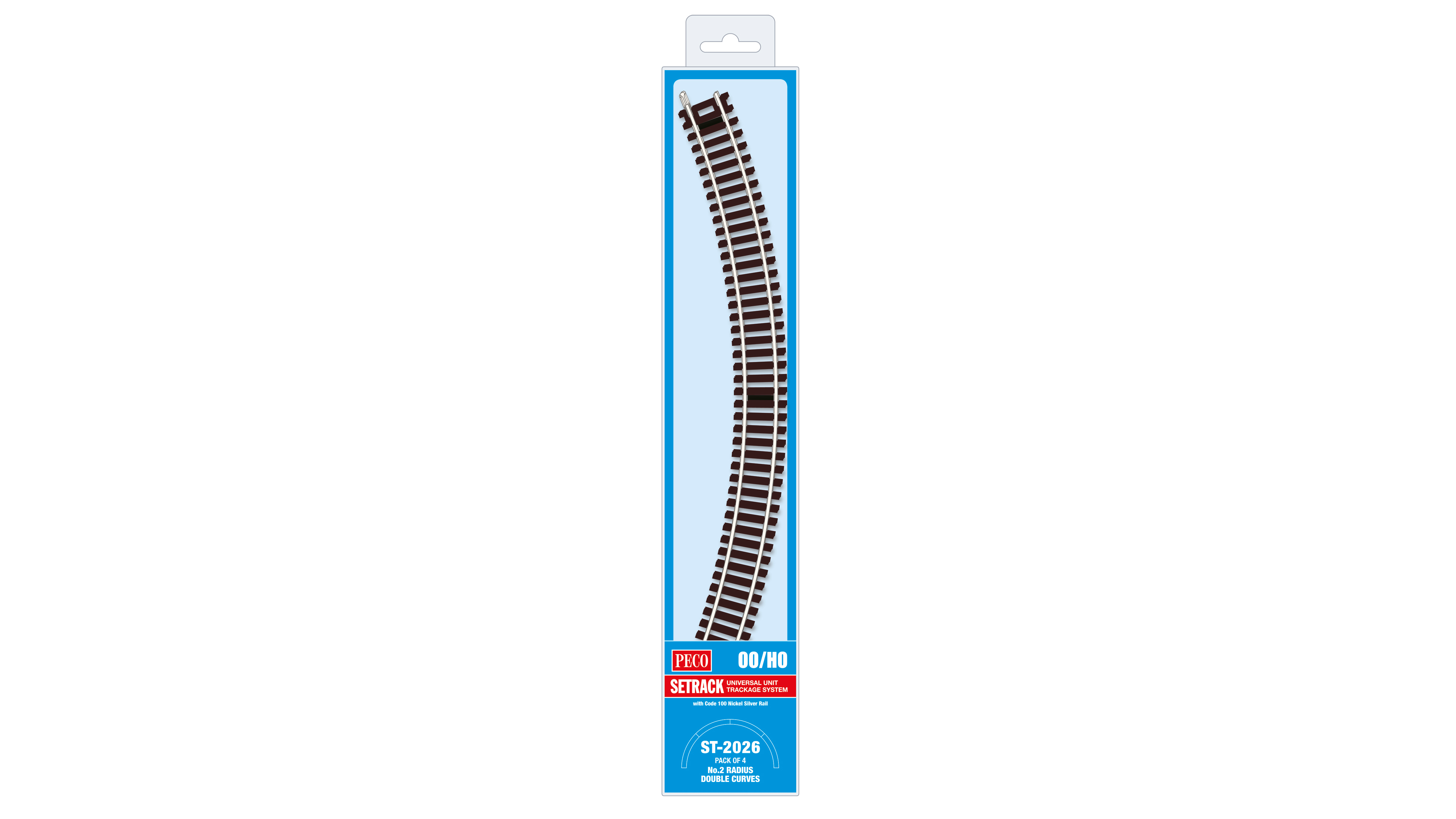ST2026 Doppelkurve, 2. Radius (4er-Pack)