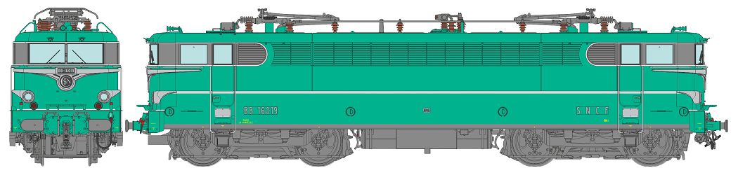 MB-142S SNCF E-Lok BB 16000