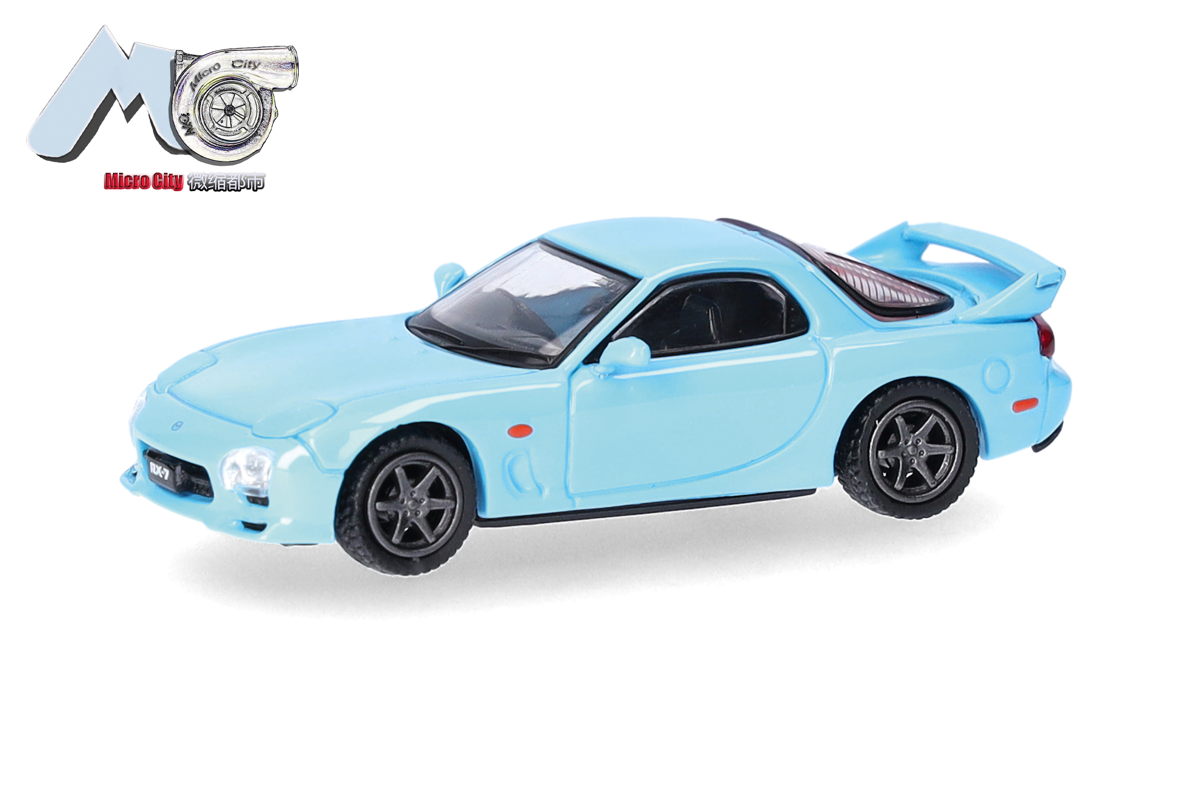 87MC000153 MicroCity: Mazda RX-7 blau