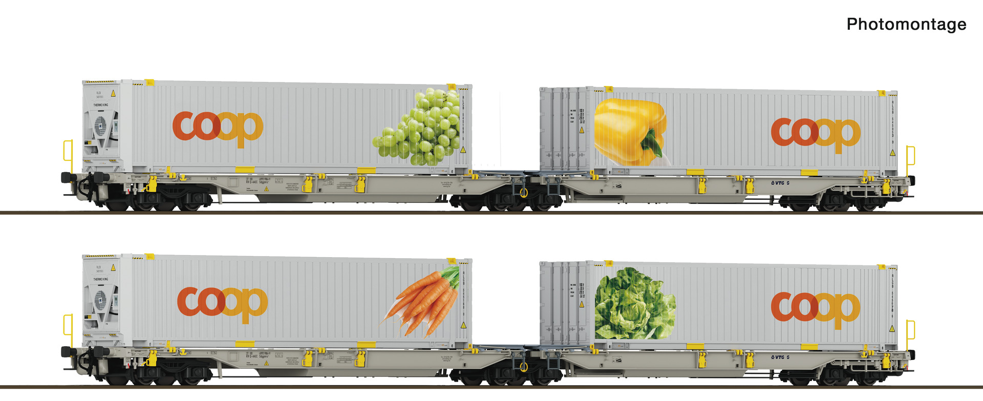 6600464 railCare Doppeltaschen-Gelenkwagen Ep.6