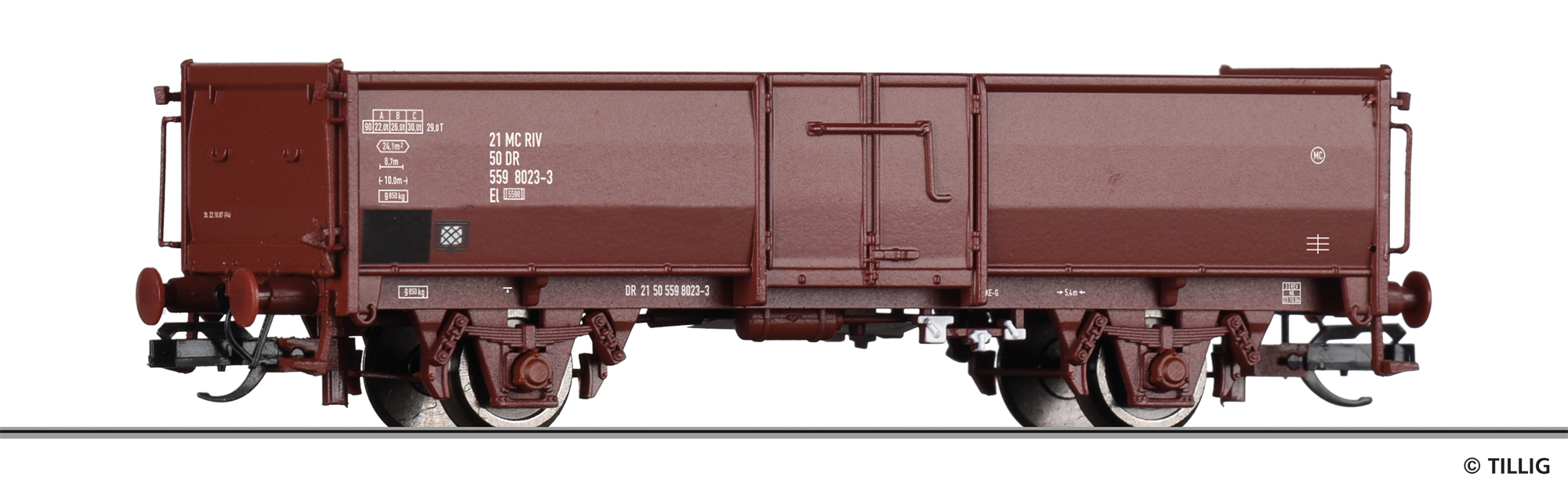 14033 Offener Güterwagen der DR