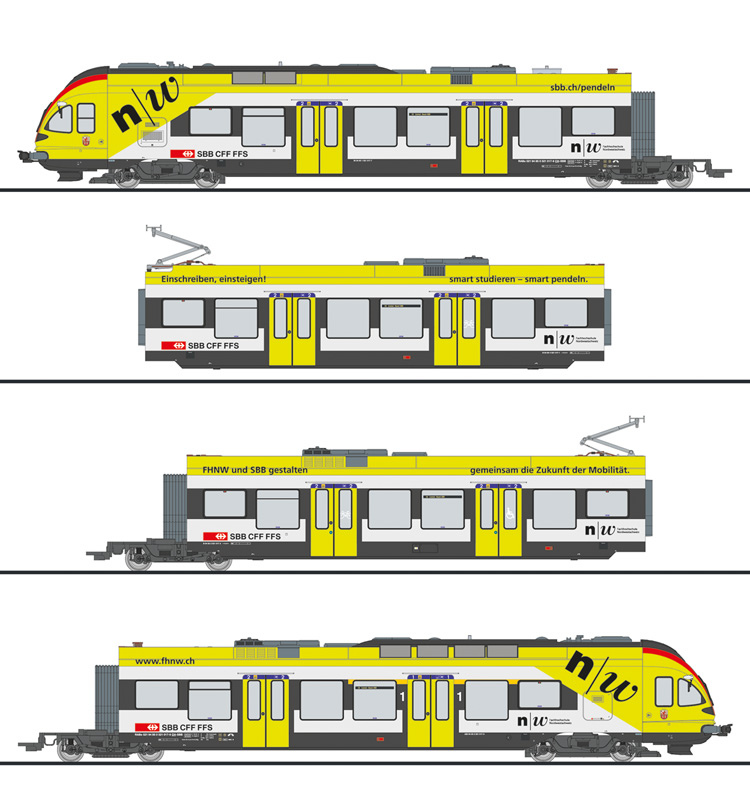 133868 SBB Triebzug FLIRT RABe 521 4-tlg. Ep.6