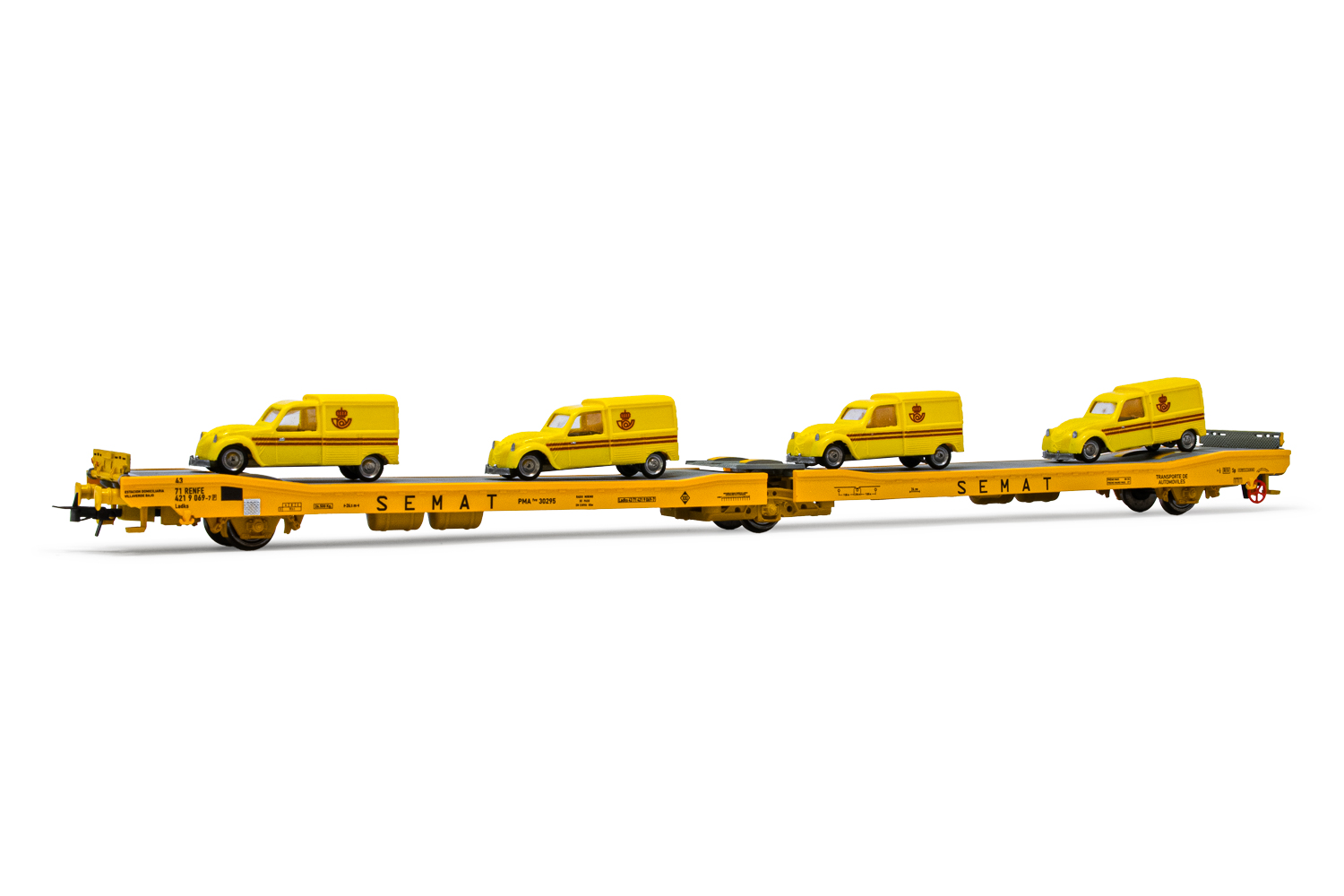 HE6035 RENFE Autotransportwagen beladen Ep.4