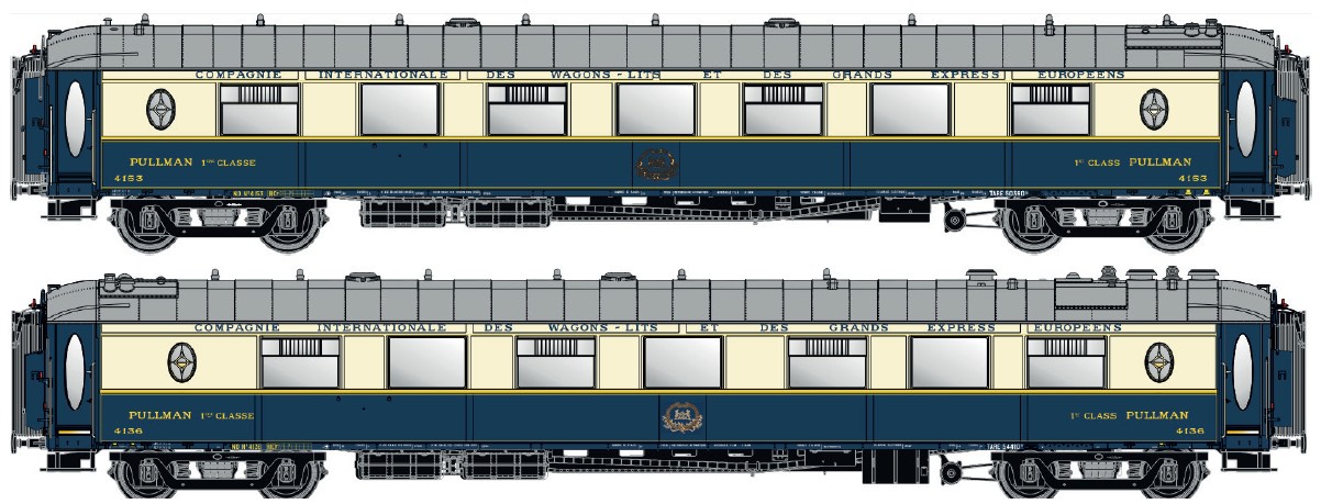 49180 CIWL Pullman Salonwagen-Set 2-tlg. Ep.3b