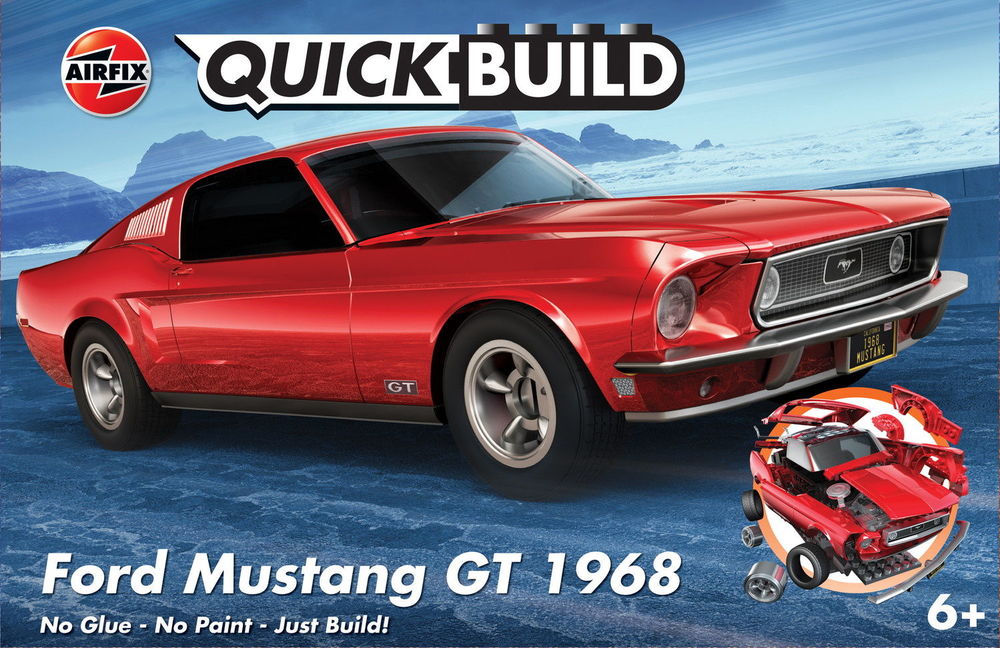 J6035 Quick-Build: Ford Mustang GT 1968