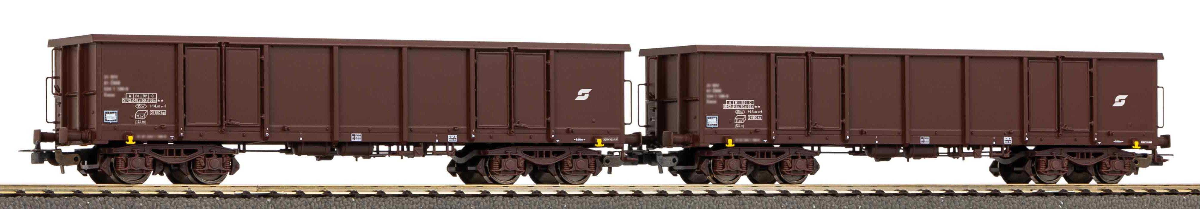 Piko 58289 ÖBB Hochbordwagen Eaos Set 2-tlg. Ep.5