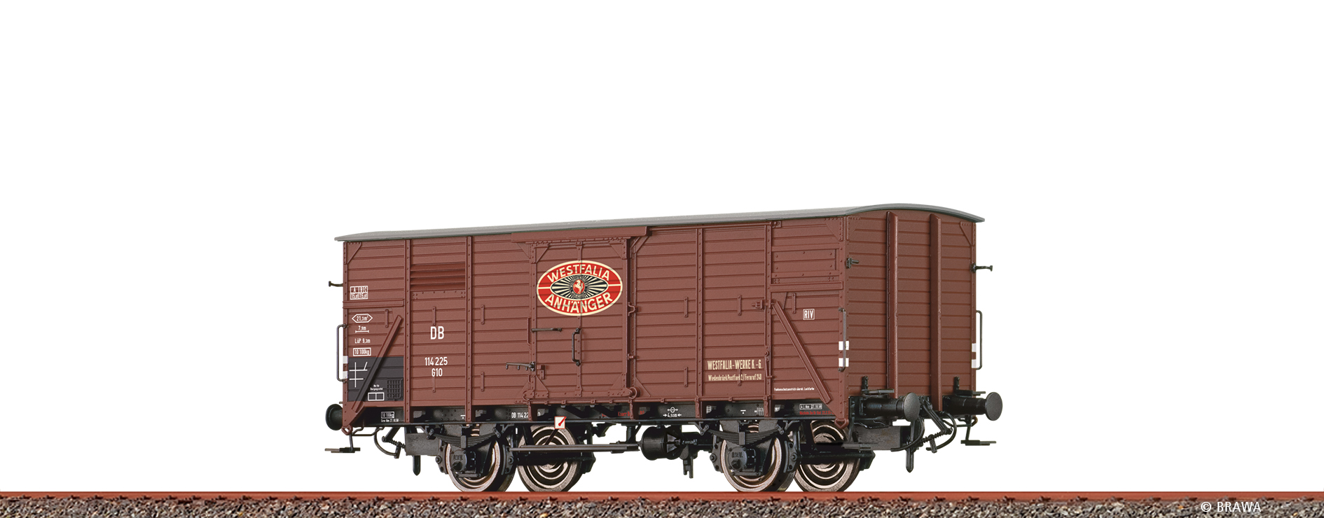 50788 DB Westfalia gedeckter Güterwagen Ep.3