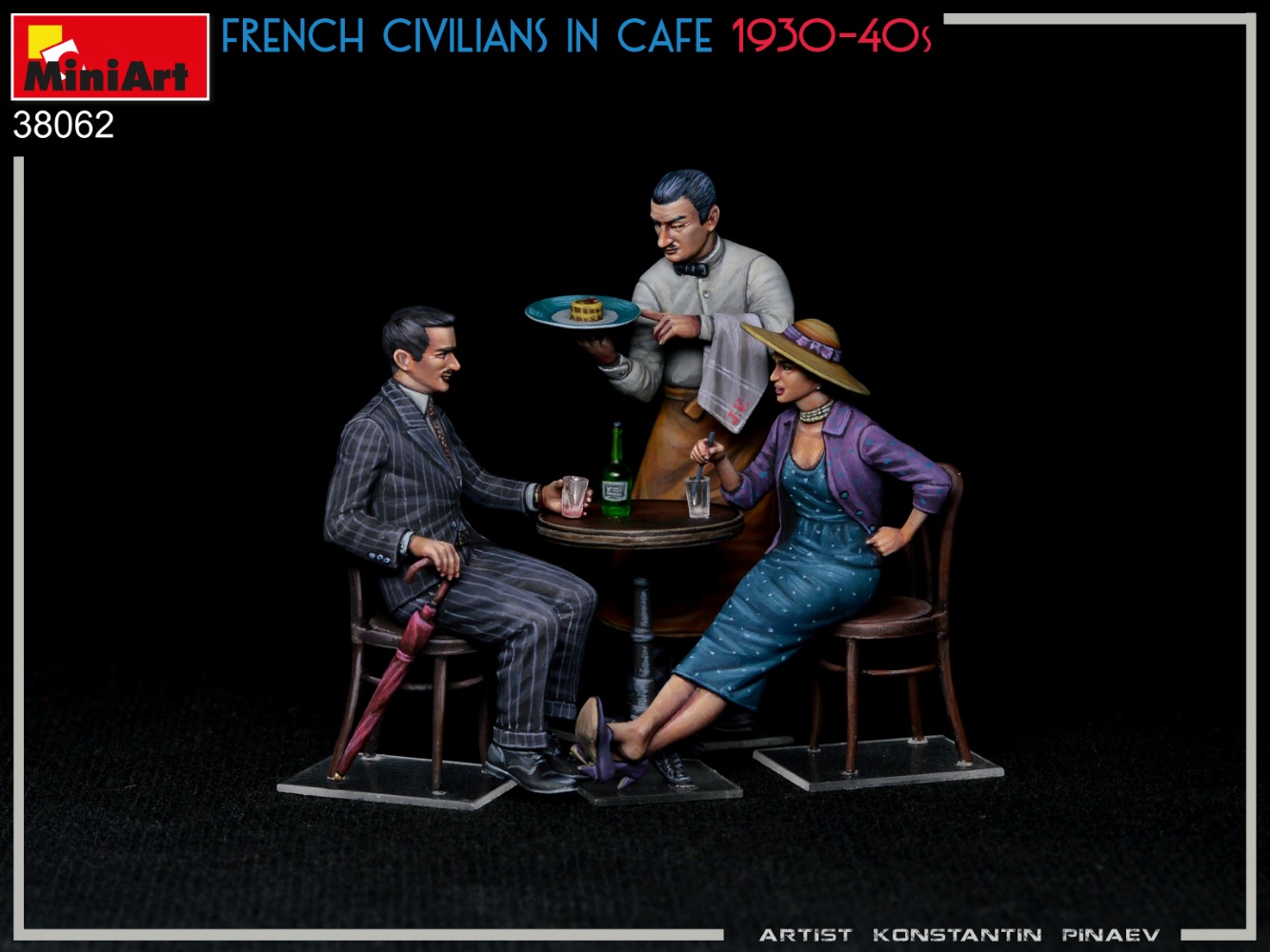 MiniArt 38062 French Civilians in Cafe 1930-40s