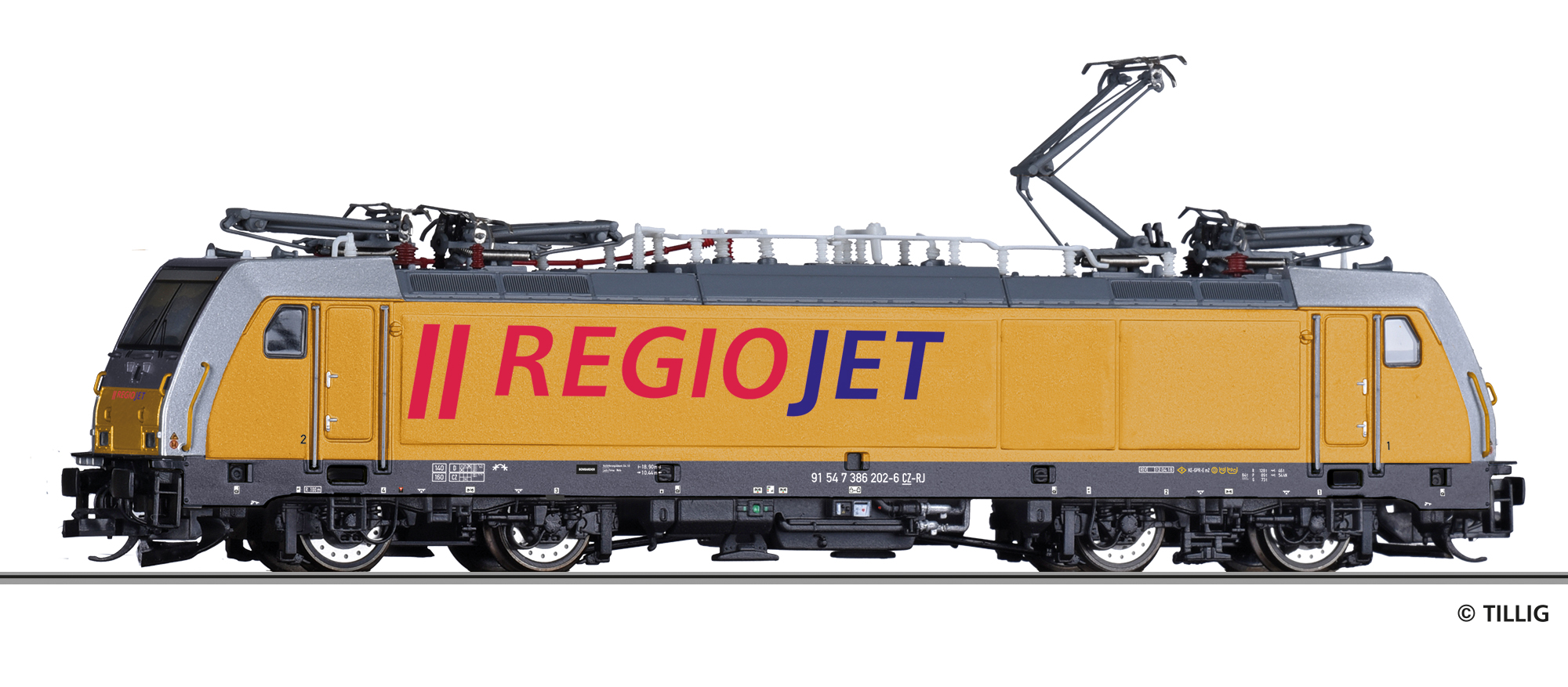 05034 RegioJet E-Lok Rh 386 Ep.6