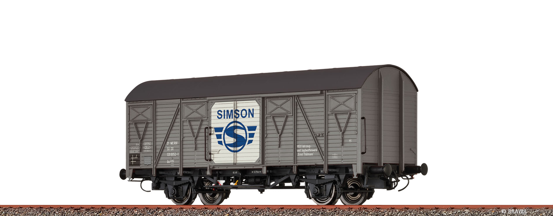 Brawa 51364 DR Güterwagen UIC Gs Ep.4