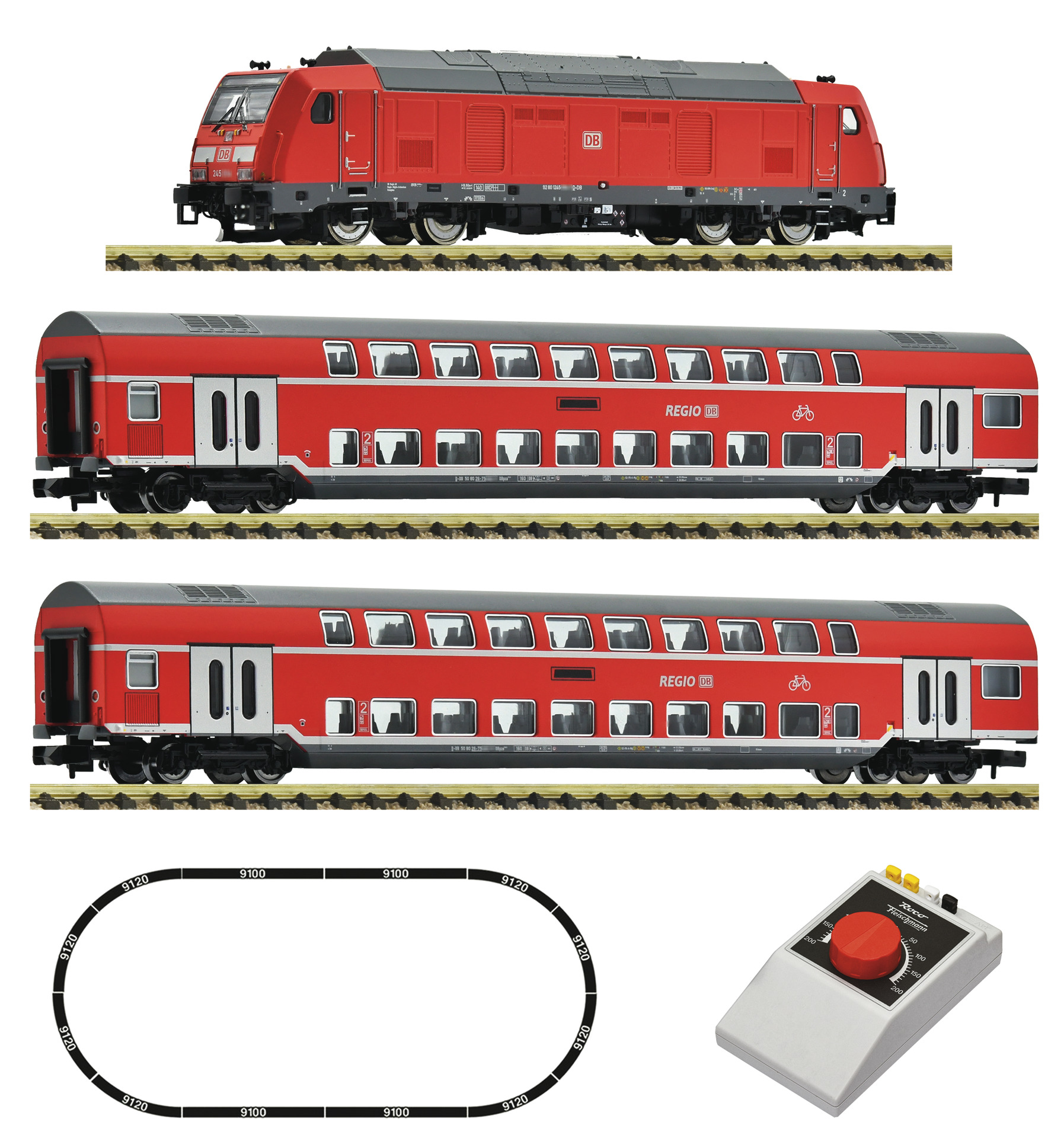 Fleischmann 5160006 DB AG Startset 245+RE Analog Ep.6
