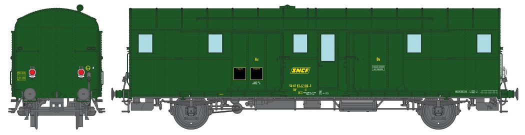 VB-332 SNCF Gepäckwagen 2-achs Ep.4