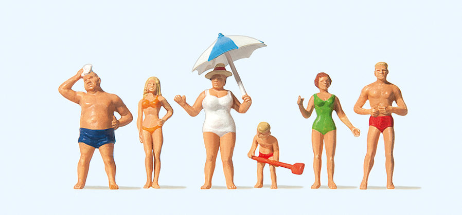 Preiser 10283 Familie Krause am Strand