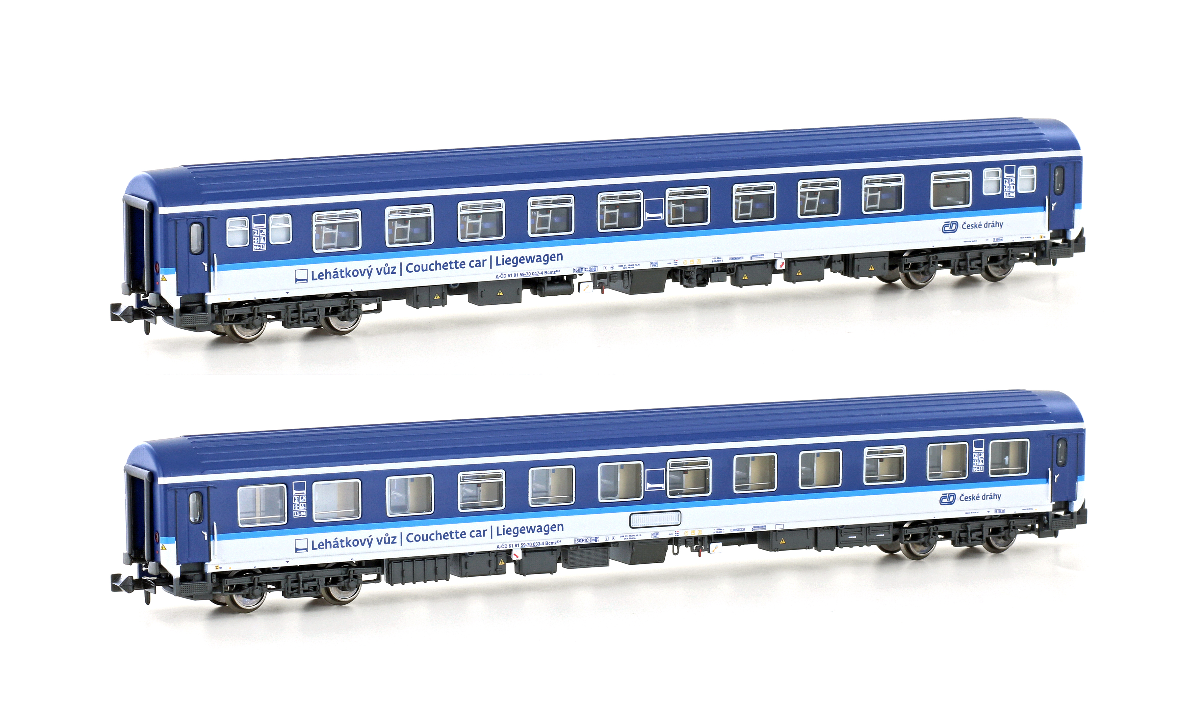 98001N CD Liegewagen-Set 2-tlg Bcmz 834 Ep.6
