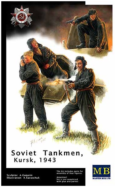 MB3532 Russian Tank Crew Kursk 1943