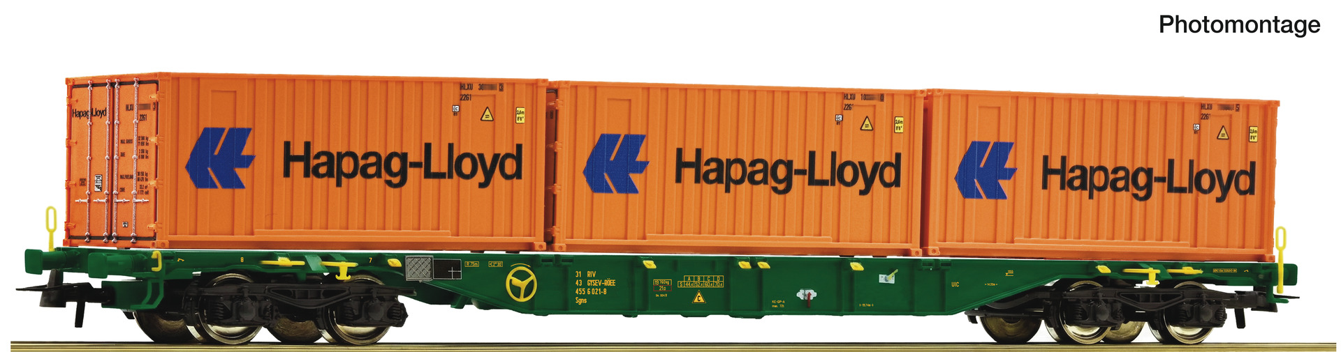 6600127 GYSEV Containertragwagen Sgns Ep.5