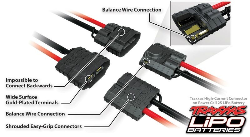TRAXXAS TRX2872X LiPo Power Cell 5000mAh 11,1V 3s 25C
