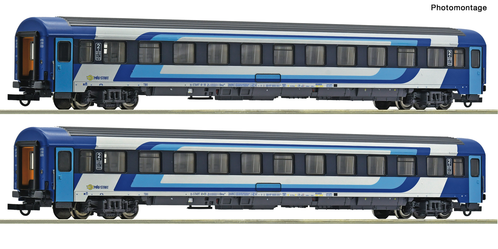 6200294 MAV Eurofima-Wagen-Set 2-tlg. Ep.6