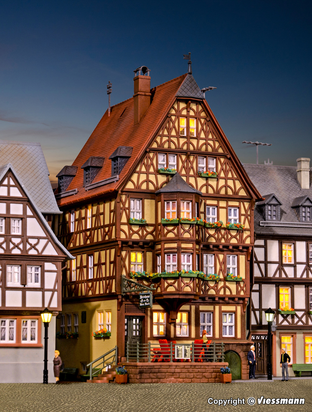 Kibri 38902 Haus mit Erker in Miltenberg