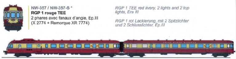 NW-357 SNCF Triebzug RGP 1 X2774 2-tlg. Ep.3