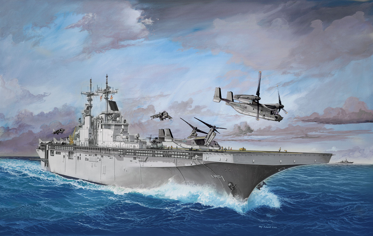 Revell 05178 Assault Carrier USS WASP CLASS