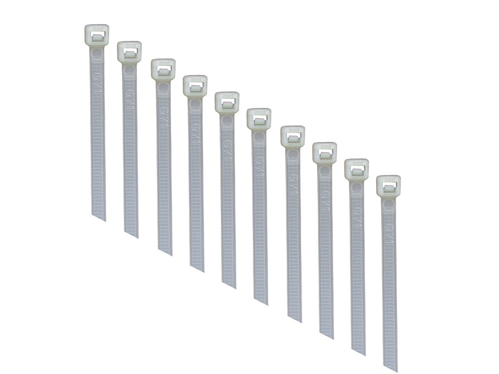 31090 100 Stück Kabelbinder 80 mm x 2,4 mm tr