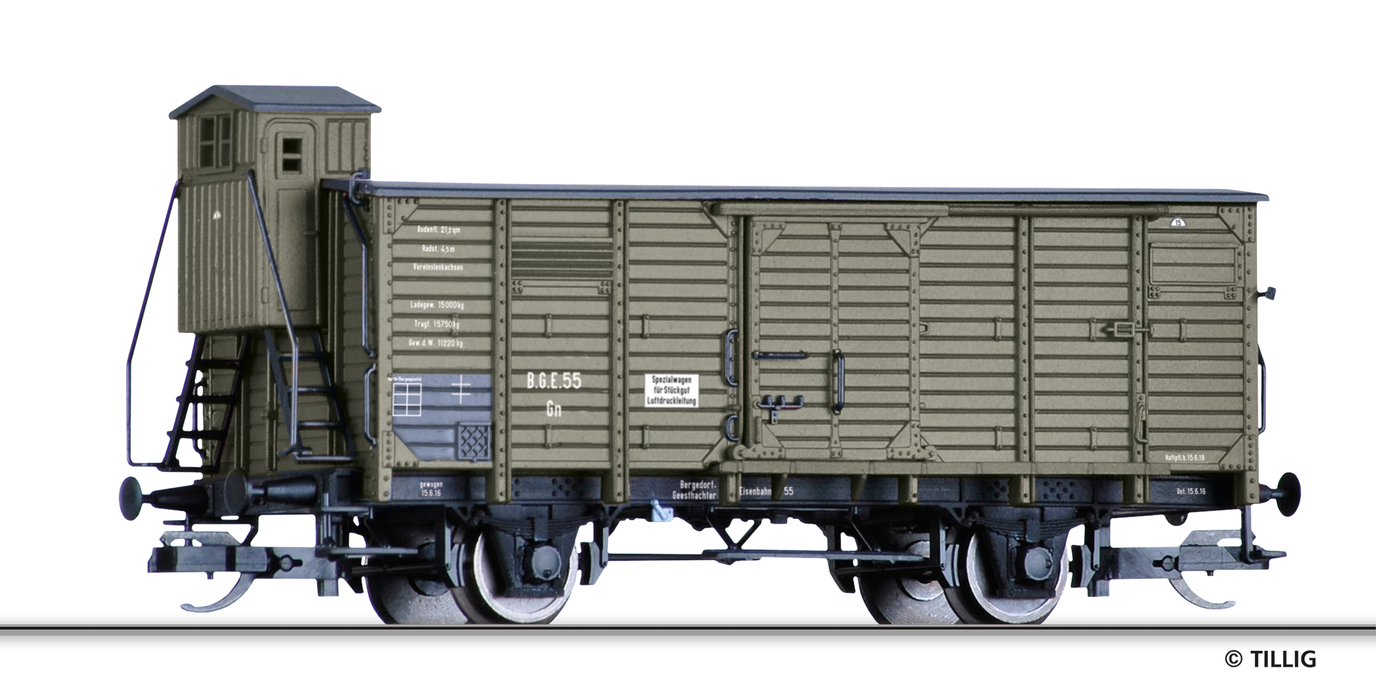 17931 B.G.E.gedeckter Güterwagen Gn Ep.1
