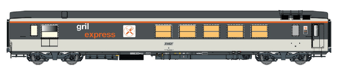 40145 Speisewagen Gril Express GE SNCF, Ep.IV