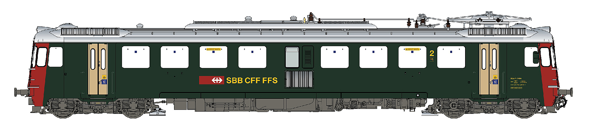 17548S SBB Triebwagen RBe 4/4 Ep.4/5 AC