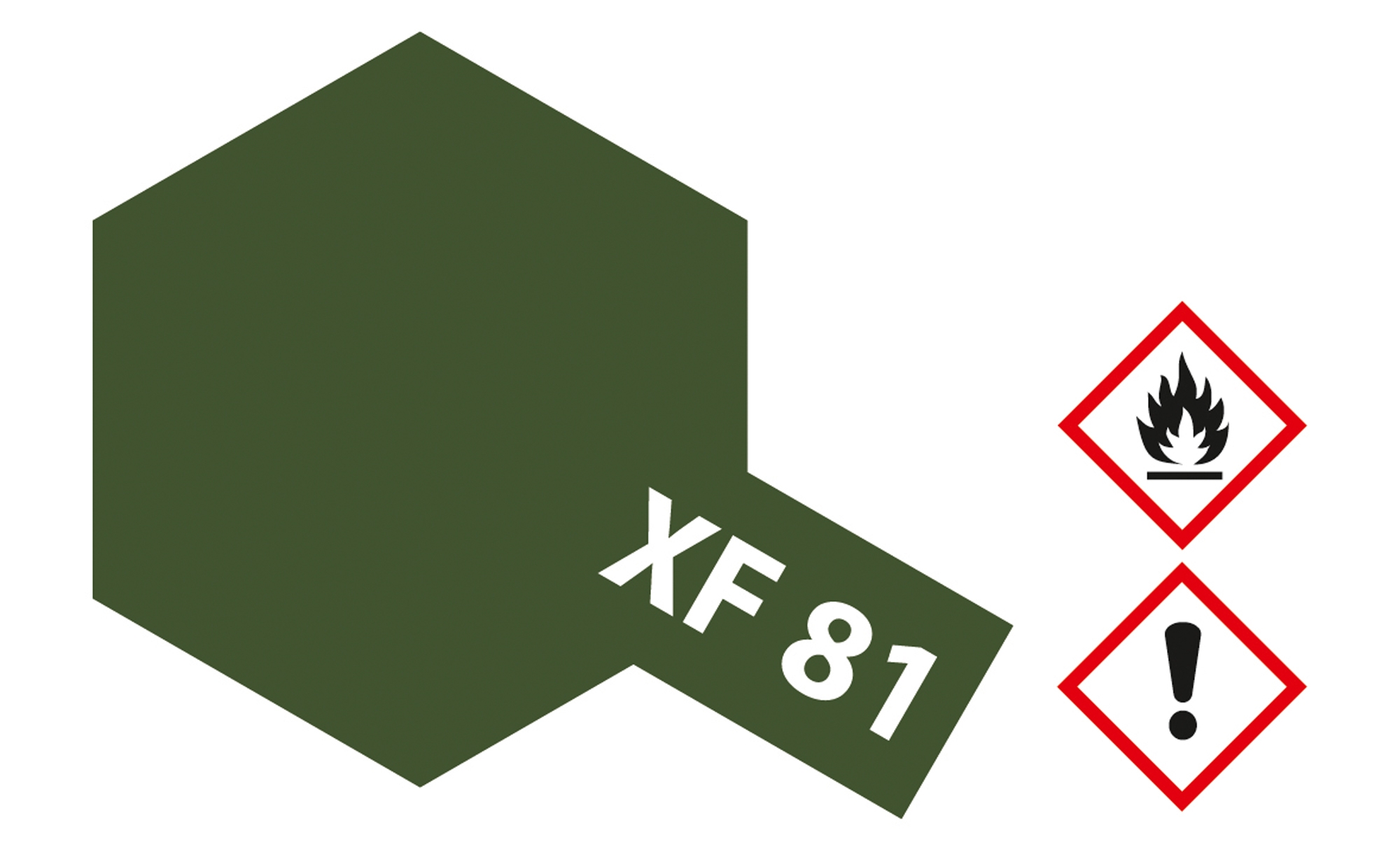 81781 XF81 - Dunkel Grün 2RAF matt 10ml