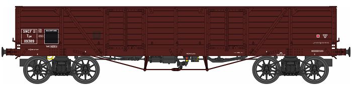 WB-787 SNCF offener Güterwagen TP Ep.3b