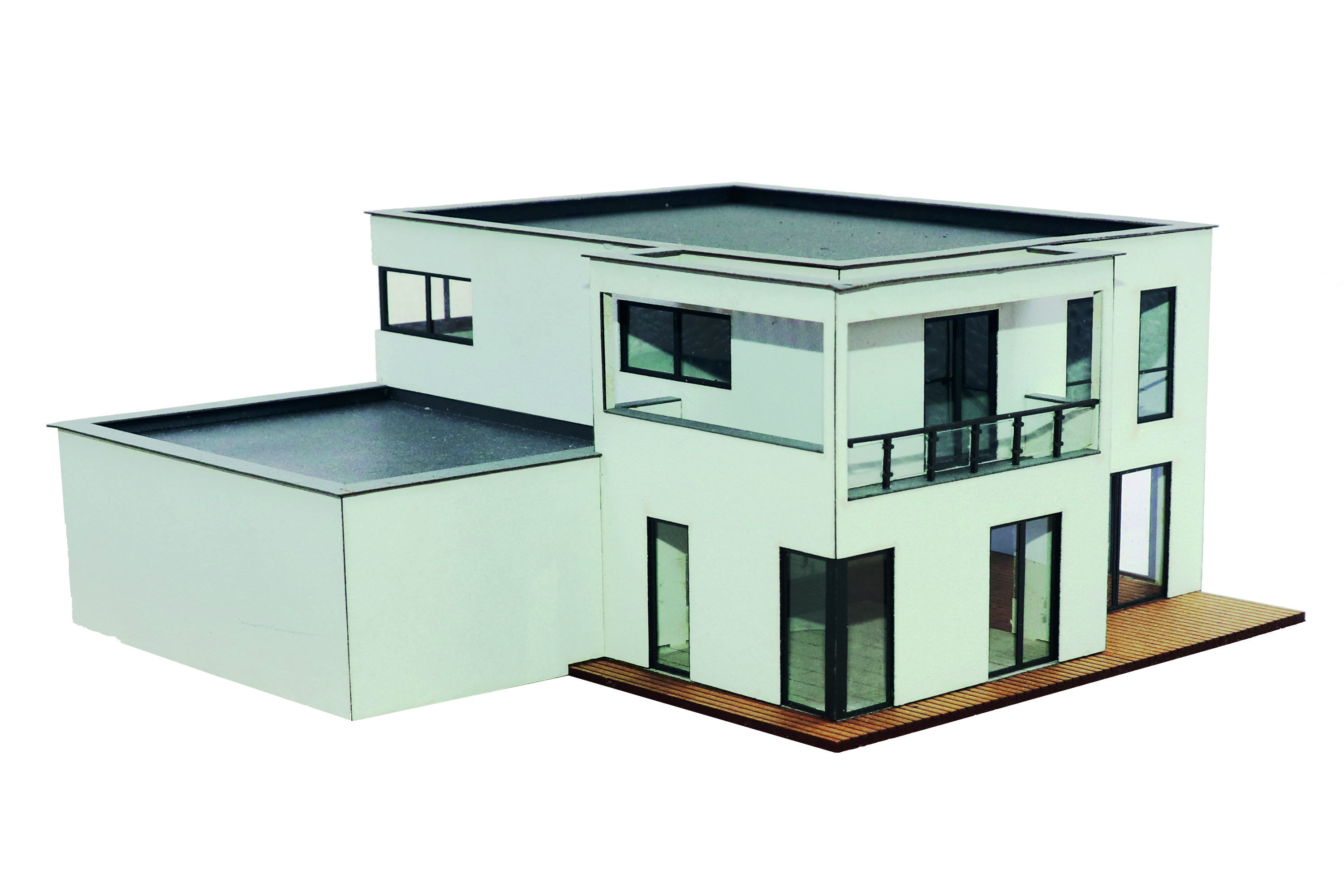 38338 H0 Kubushaus Anna mit Balkon