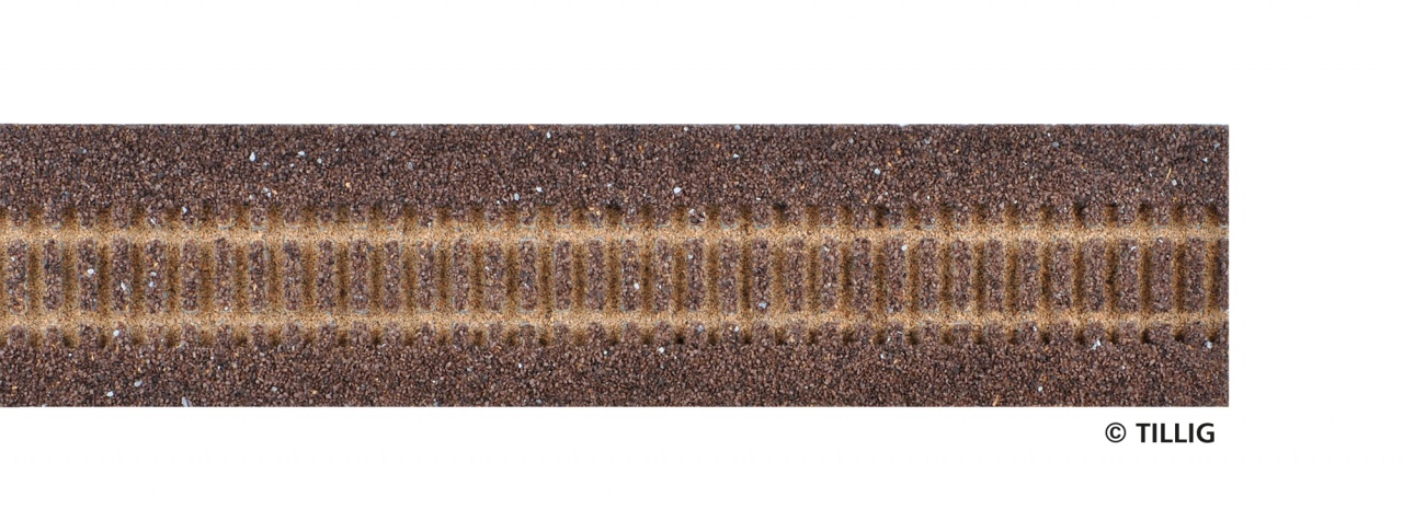 86507 Gleisbett. Elite Flexgleis 950mm, dunkel