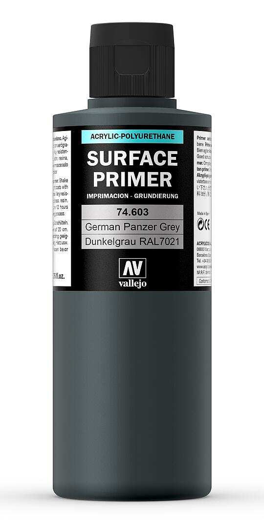 74603 Primer: RAL7021 Panzer-grau, 200 ml