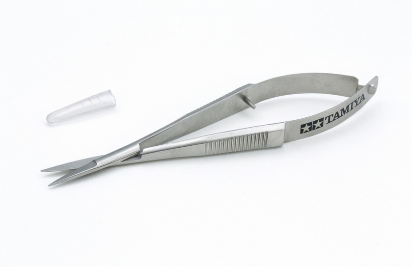 74157 PC-Schere m. Pinzettengriff L12mm