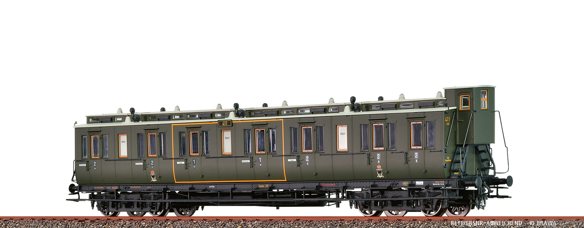 45267 K.P.E.V. Personenwagen Abteilwagen Ep.1