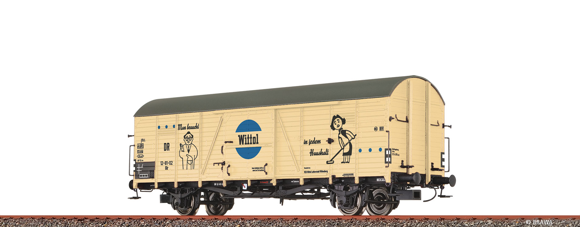 50489 DR ged. Güterwagen Glr "Wittol" Ep.3