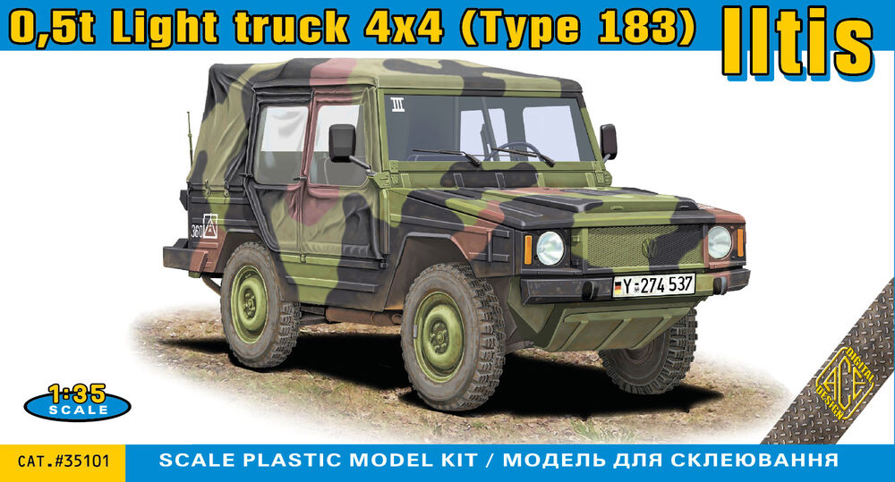 35101 VW Iltis (Type183) 0,5t Light truck 4x4
