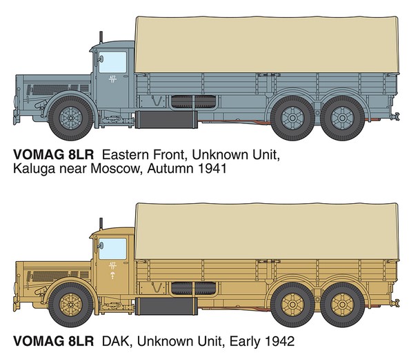 Roden 822 VOMAG 8 LR LKW WWII German Heavy Truck