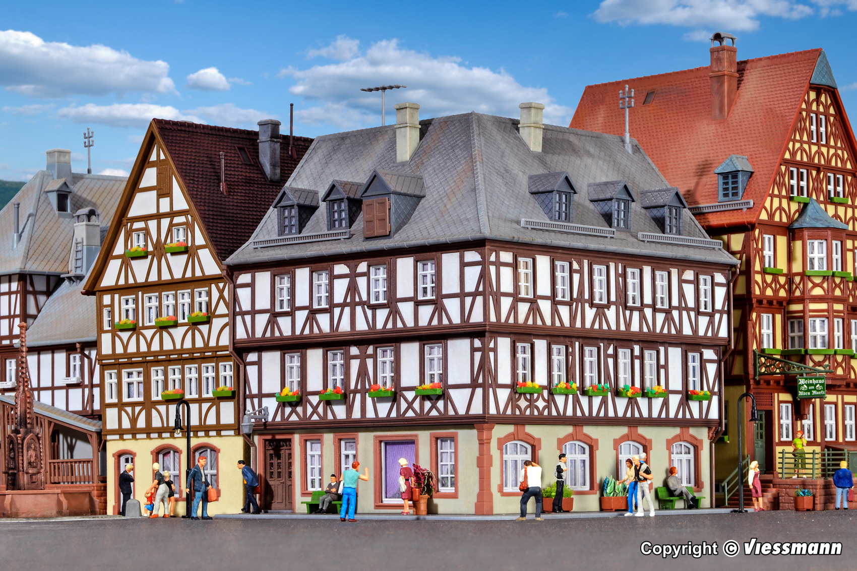 Kibri 38904 Fachwerk-Eckhaus Miltenberg