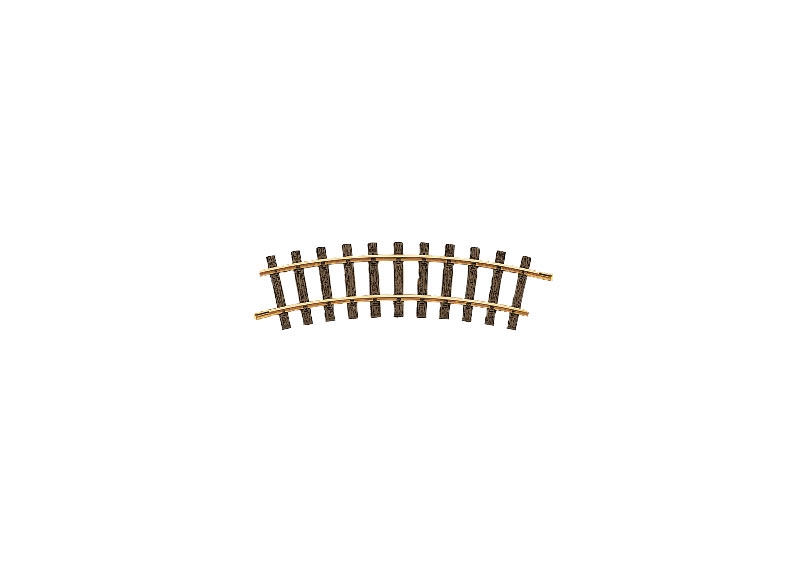 11000 Gebogenes Gleis, R1, 30°