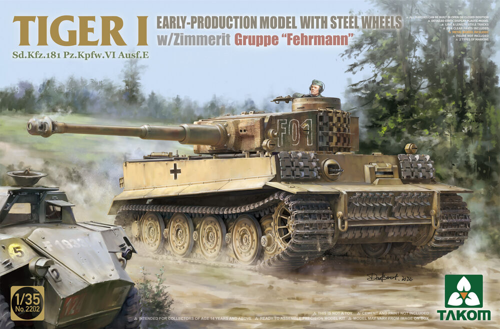 2202 TIGER I Sd.Kfz.181 Pz.Kpfw.VI Ausf.E
