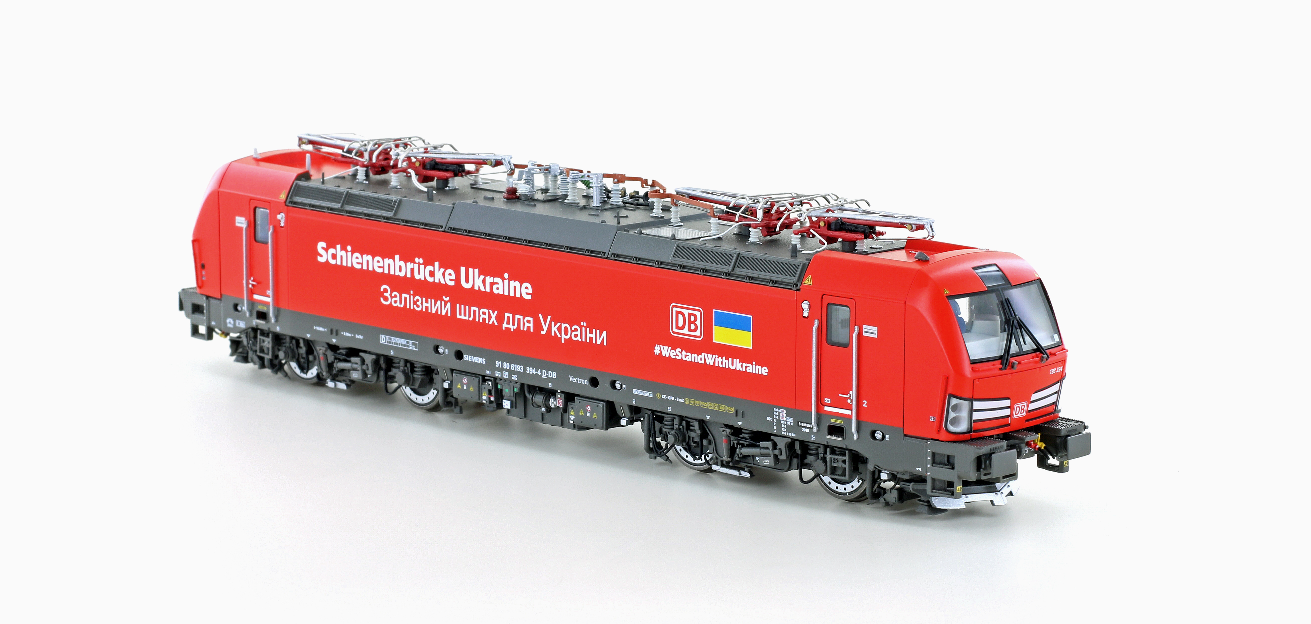 Menzel Modell limitiert 96101DCS DB Cargo E-Lok BR 193 394 Schienenbrücke